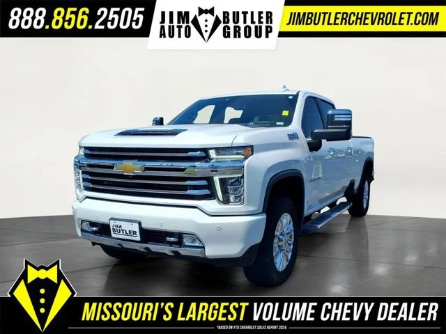 Used 2022 Iridescent Pearl Tricoat Chevrolet High Country image 1