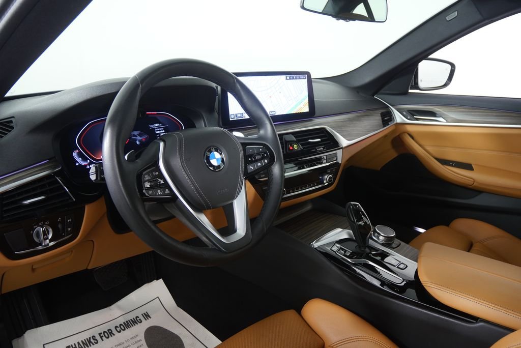 Certified Used 2023 Skyscraper Grey Metallic BMW 530i image 12