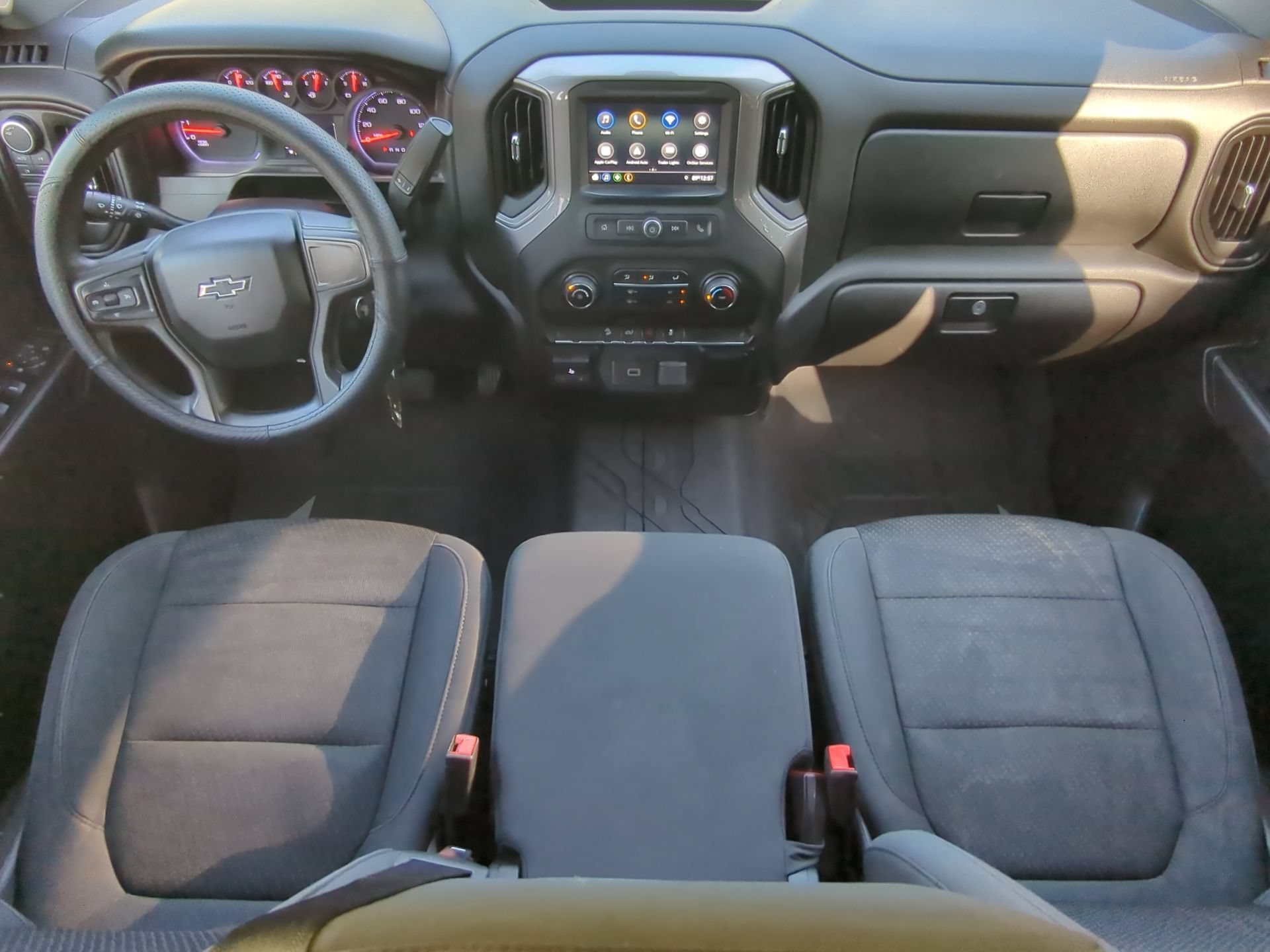 Certified Used 2019 Shadow Gray Metallic Chevrolet Custom Trail Boss Crew Cab Pickup image 49