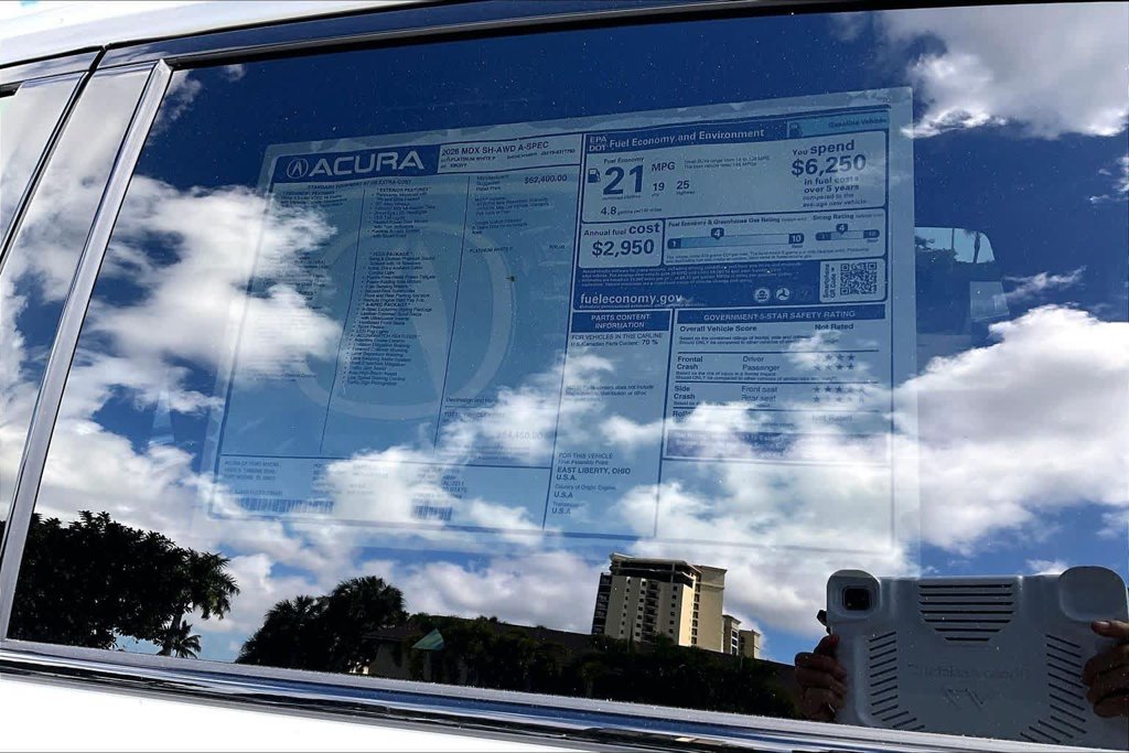 New 2026 White Acura A-Spec image 21
