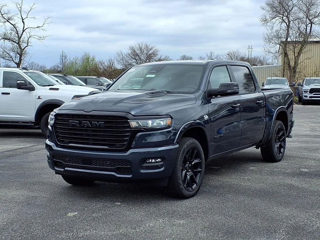 New 2026 Forged Blue Metallic Exterior Paint RAM Laramie image 2