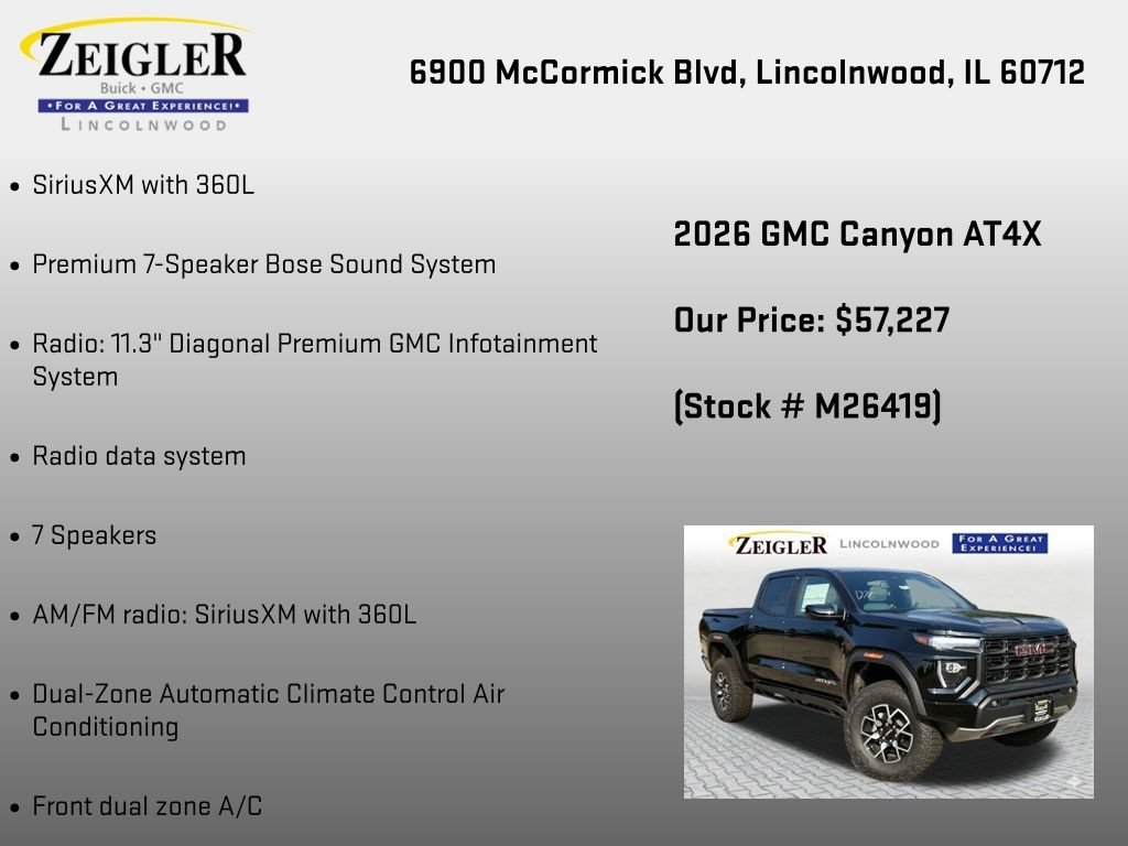 New 2026 Onyx Black GMC AT4X image 6