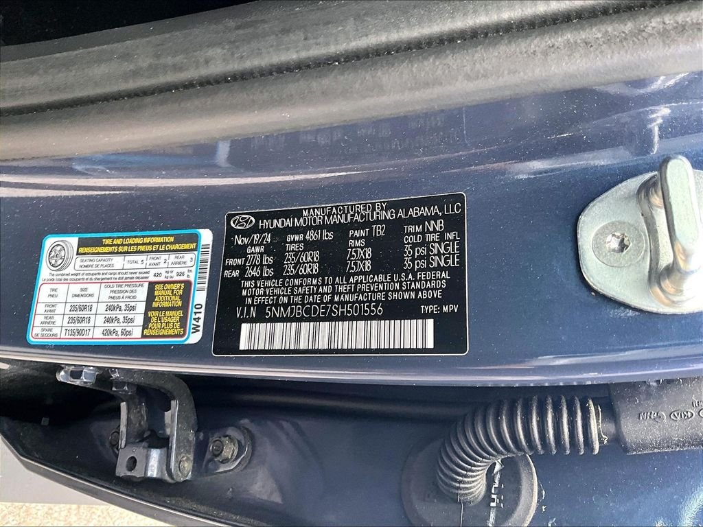 Used 2025 Atlantic Blue Hyundai SEL image 35