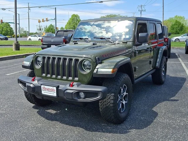 Used 2021 Green Jeep Unlimited Rubicon image 4