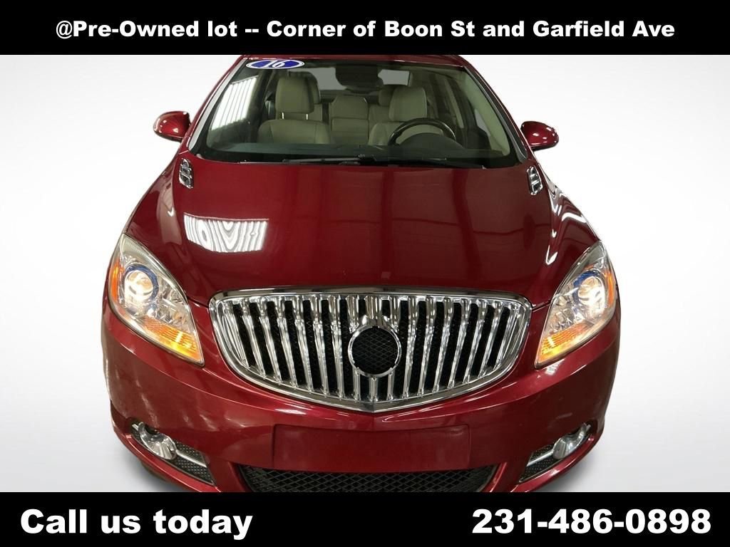 Used 2016 CRYSTAL RED TINTCOAT Buick Leather Group image 8