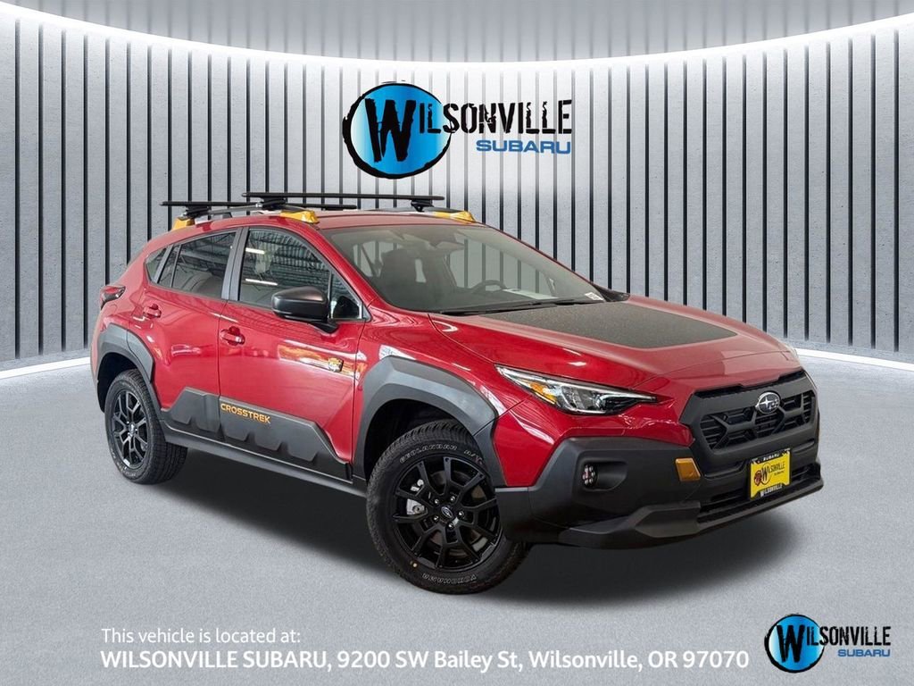 New 2026 LITHIUM RED PEARL Subaru Wilderness image 1