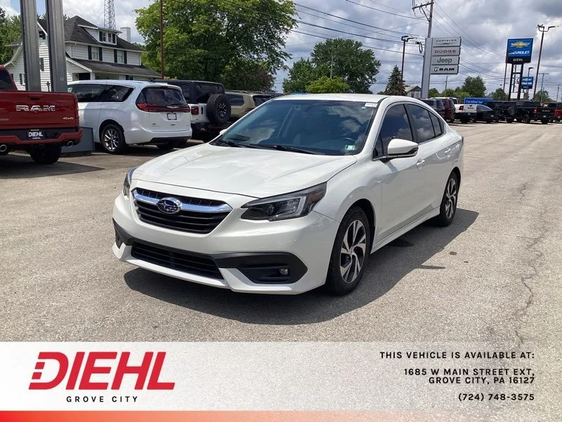 Used 2021 White Subaru Premium image 3