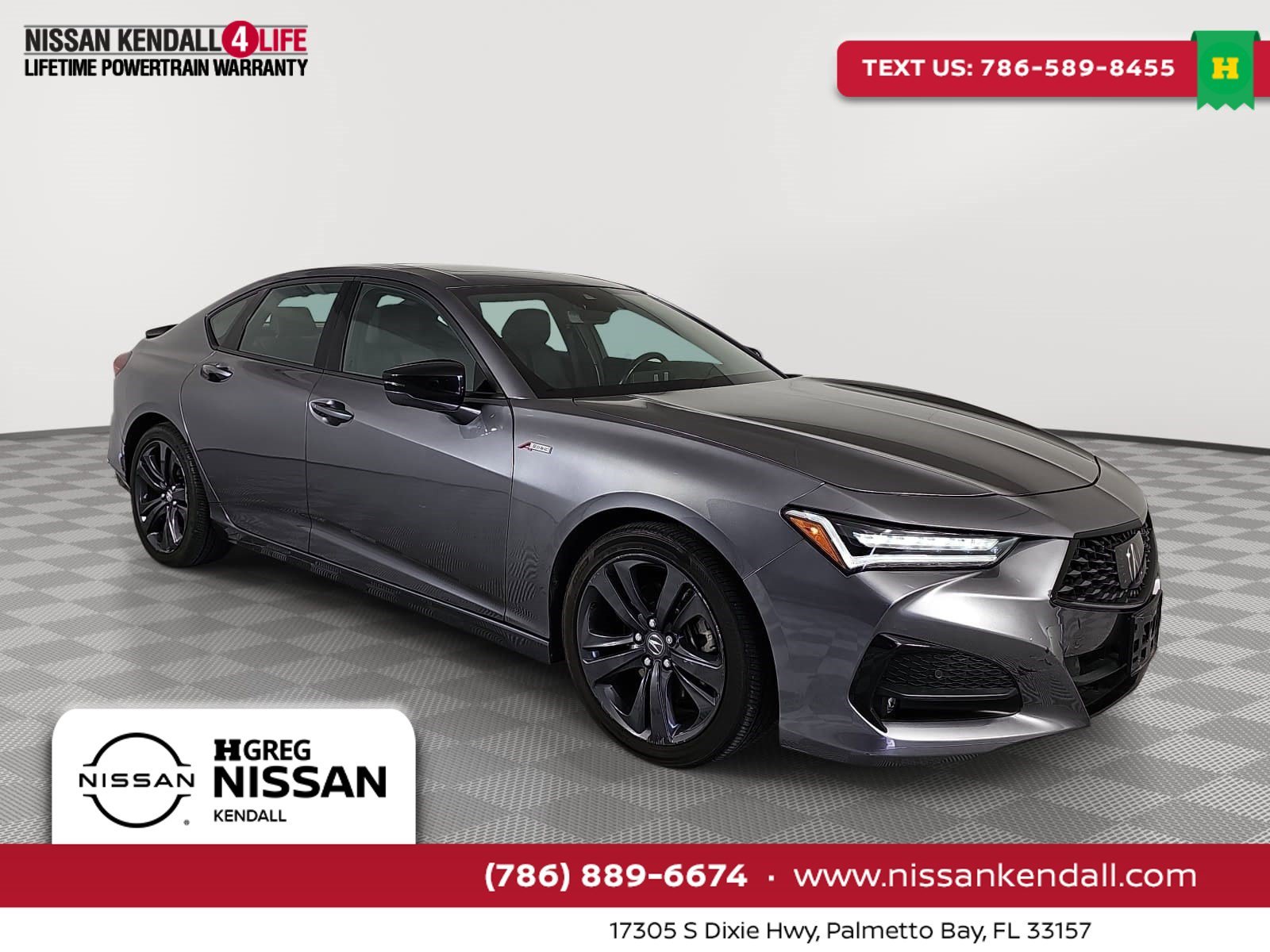 Used 2023 Gray Acura A-Spec Package image 1