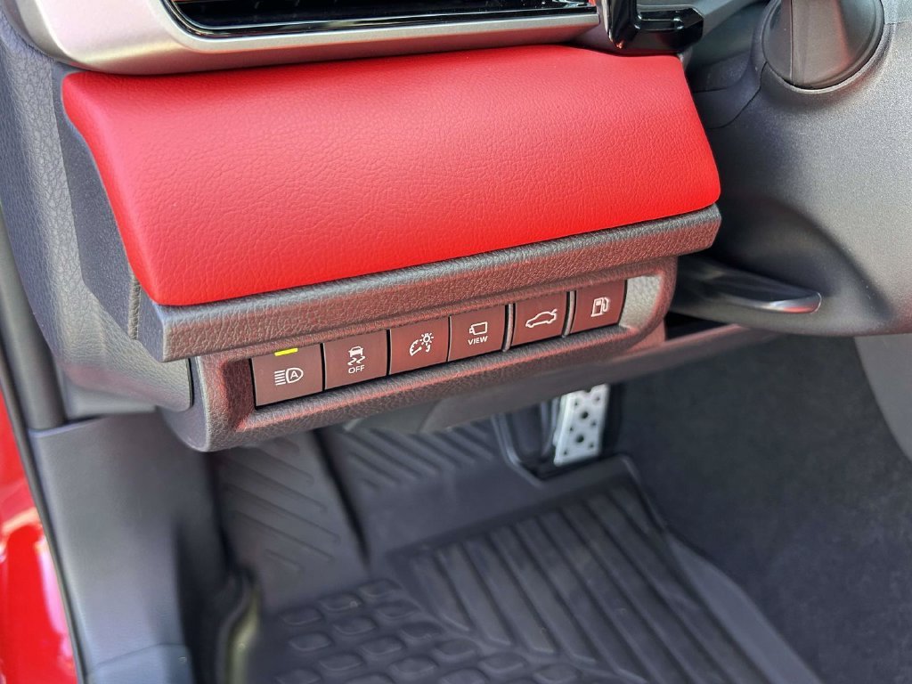 New 2027 Supersonic Red with Midnight Black Metallic roof Toyota XSE image 16