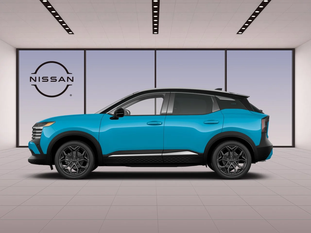 New 2026 Arctic Ice Blue Metallic / Super Black Two-tone Nissan SR image 8
