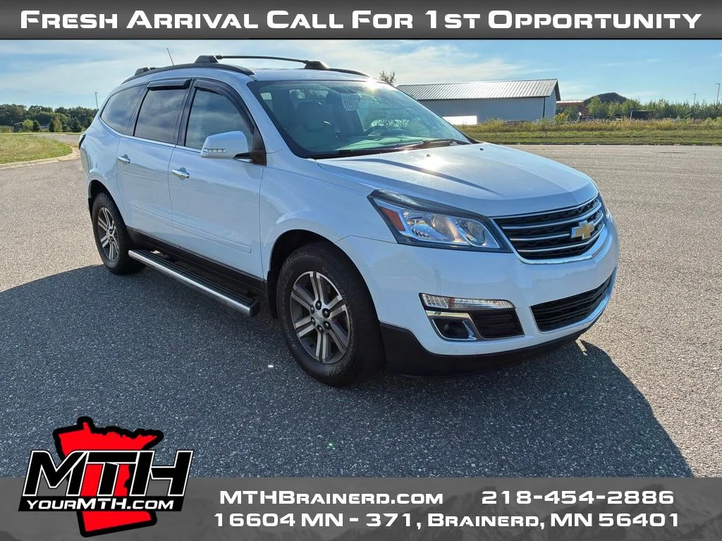 Used 2017 White Chevrolet 2LT image 2