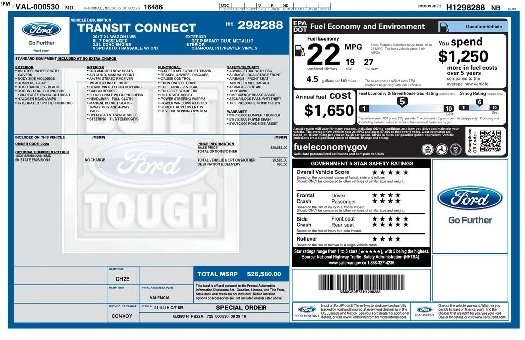 Used 2017 Blue Ford XL image 17