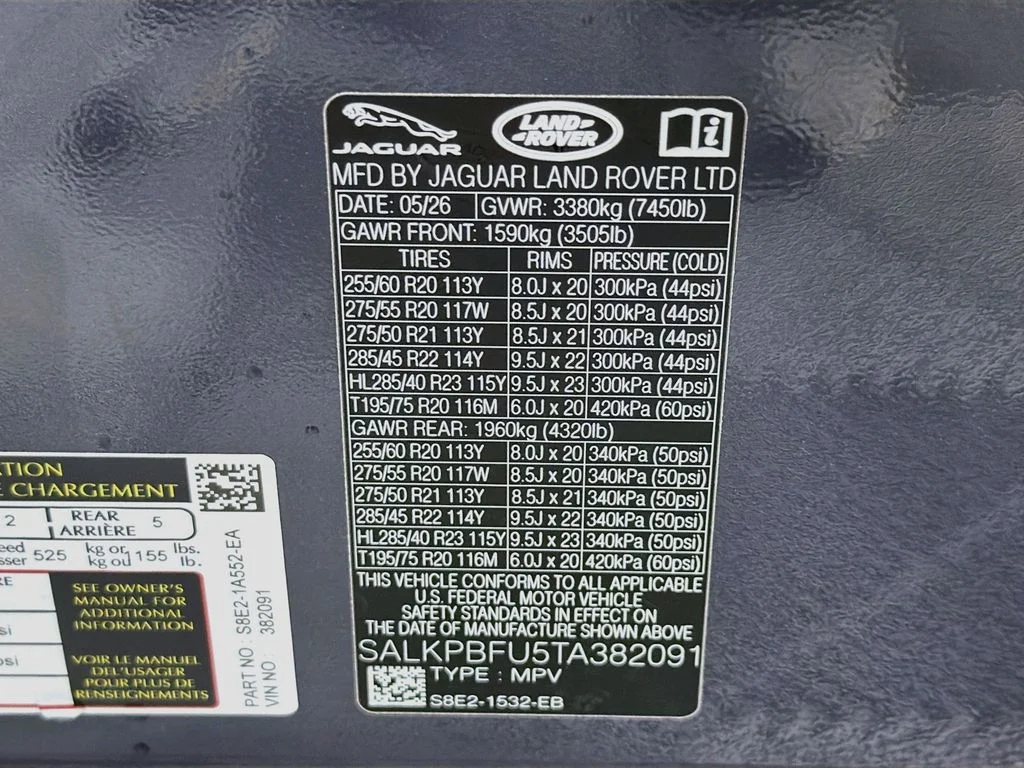 New 2026 Varesine Blue Land Rover SE 7 Seats image 35