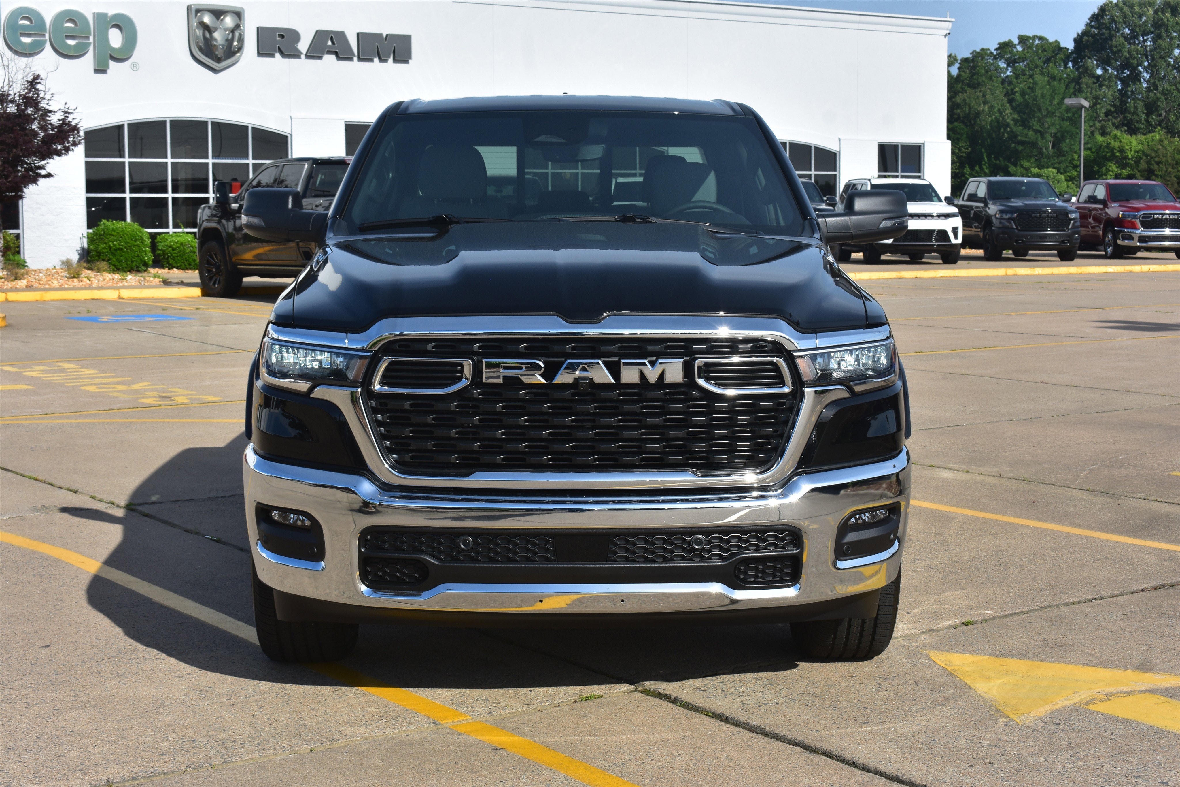 New 2026 Diamond Black Crystal Pearlcoat RAM Big Horn image 2
