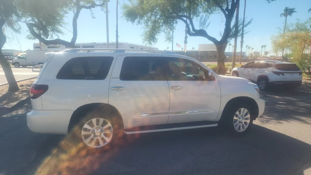 Used 2021 White Toyota Platinum image 8