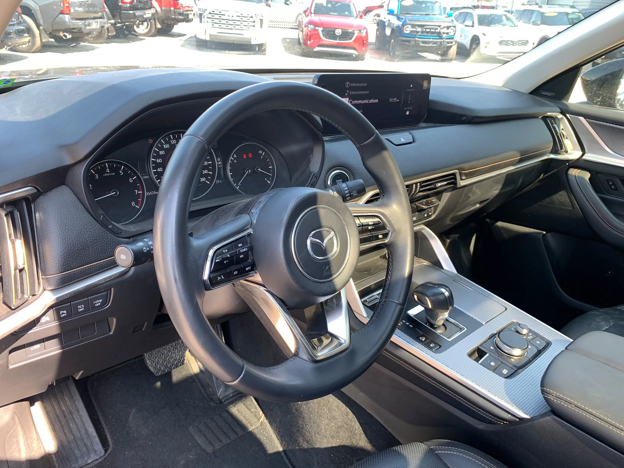 Certified Used 2025 Machine Grey Metallic Mazda GT AWD*Adaptive Cruise | Nav | 360 Cam | Htd Leather | Pano Roof | Htd Wheel | Bose Audio image 6