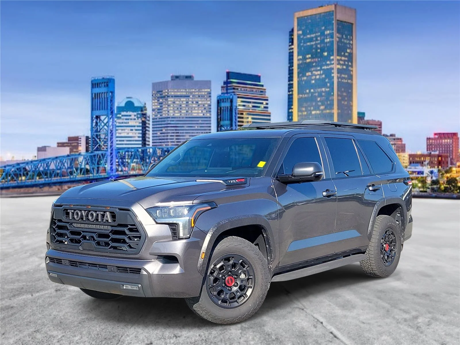 Used 2025 Magnetic Gray Metallic Toyota TRD Pro image 1