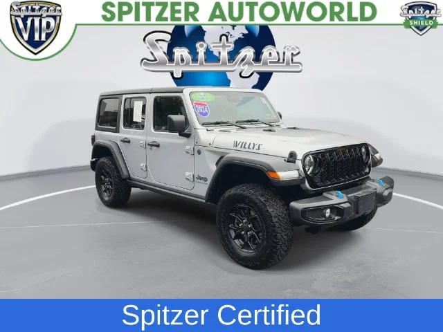 Used 2024 Silver Jeep Willys 4xe image 2