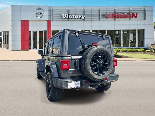 Used 2021 Gray Jeep Unlimited Sahara 4xe image 5