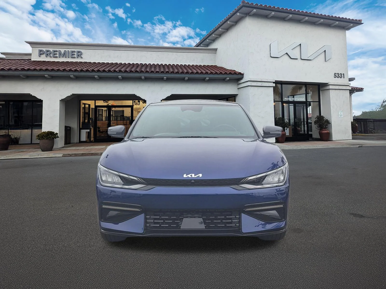 Certified Used 2022 Yacht Blue Kia GT-Line image 3