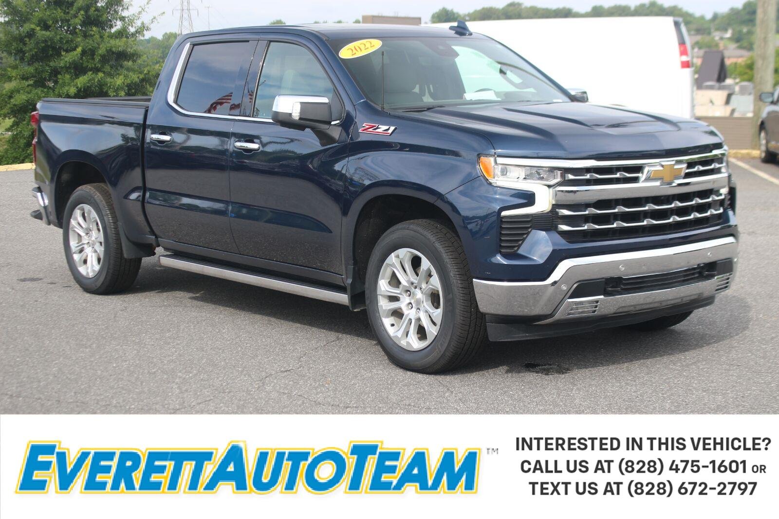 Used 2022 Northsky Blue Metallic Chevrolet LTZ image 1