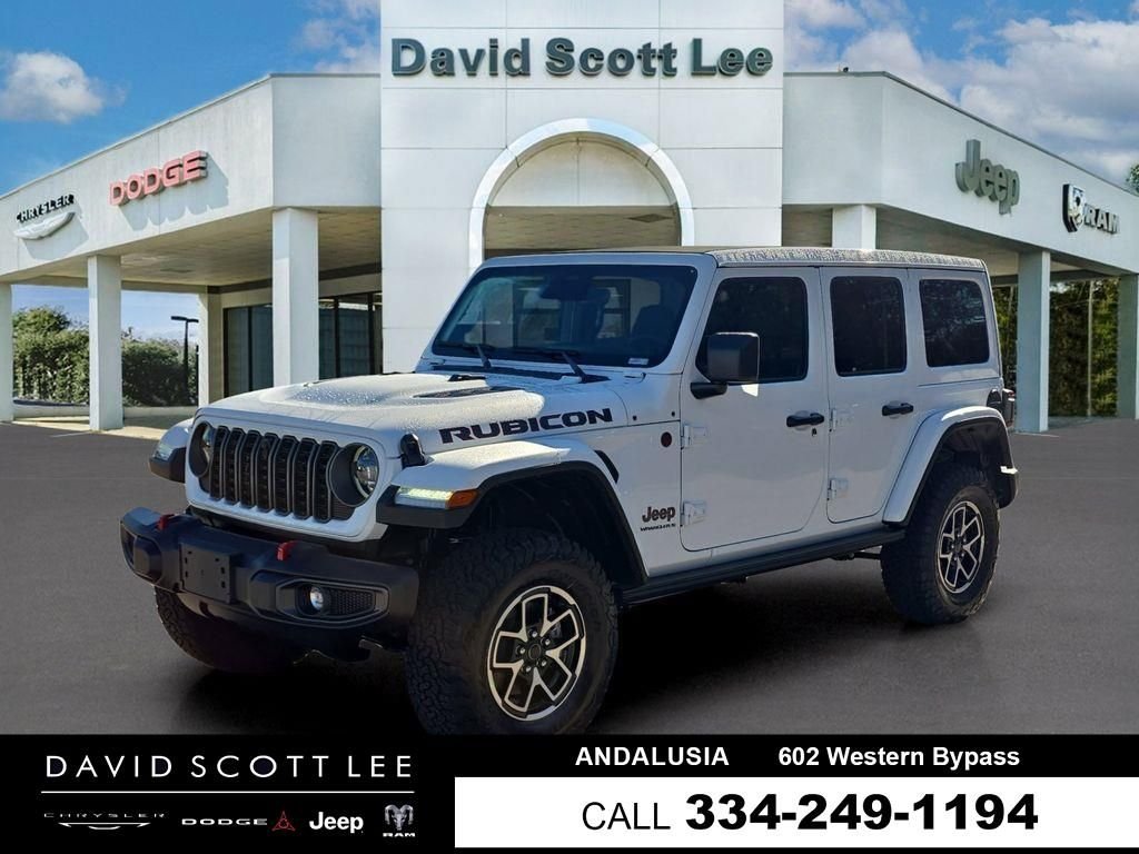 New 2026 Bright White Clear-Coat Exterior Paint Jeep Rubicon image 1