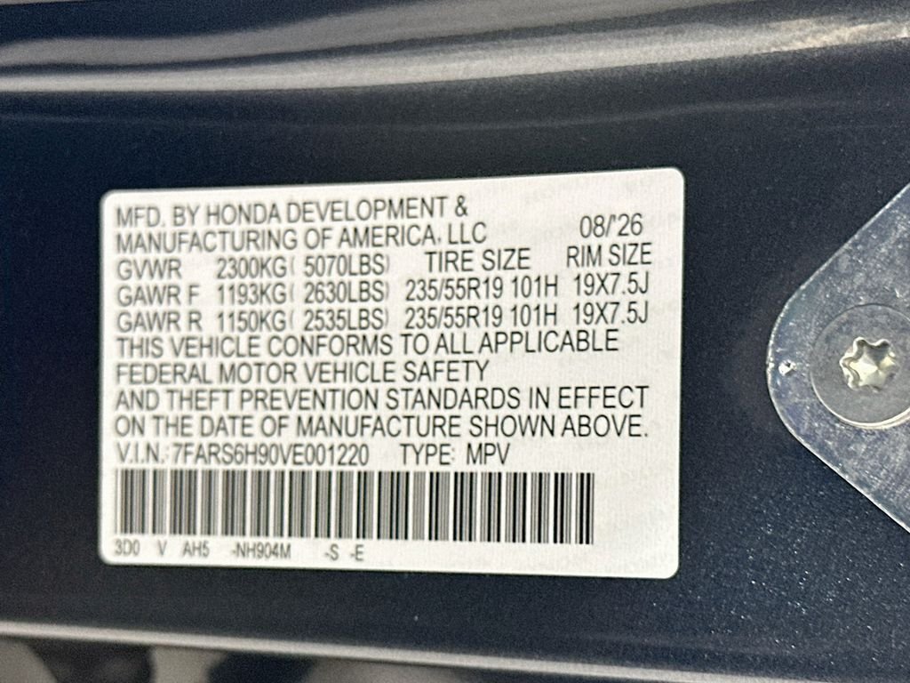New 2027 Meteorite Gray Metallic Honda Sport Touring Hybrid AWD image 23