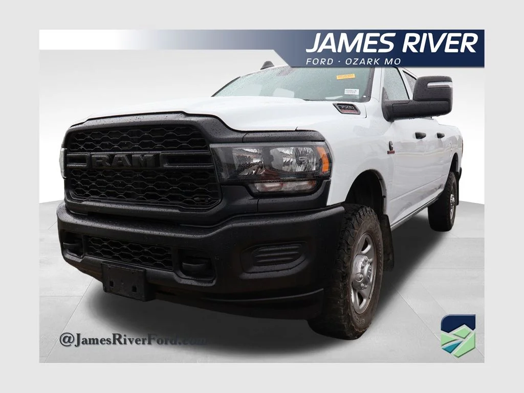 Used 2024 Bright White Clearcoat Ram Tradesman image 1
