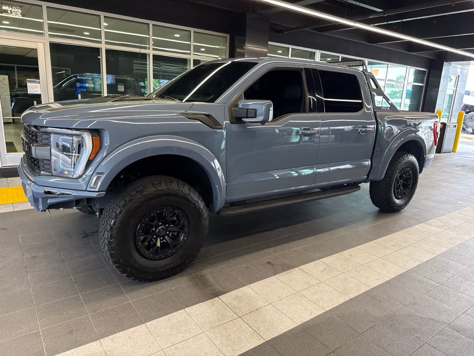 Used 2023 Azure Gray Metallic Tri-Coat Ford Raptor image 20