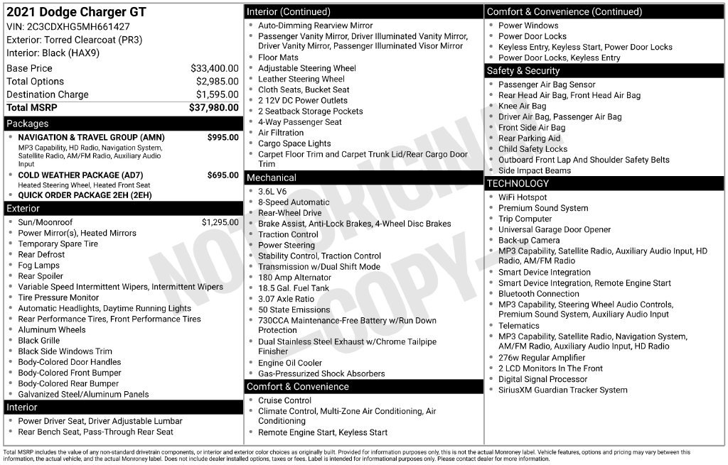 Used 2021 Red Dodge GT image 6