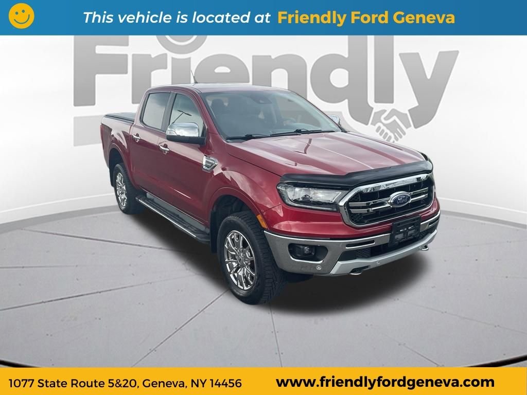 Used 2021 Red Ford Lariat image 3