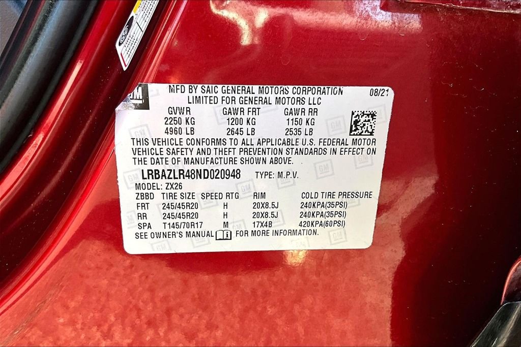 Used 2022 Red Buick Preferred image 34