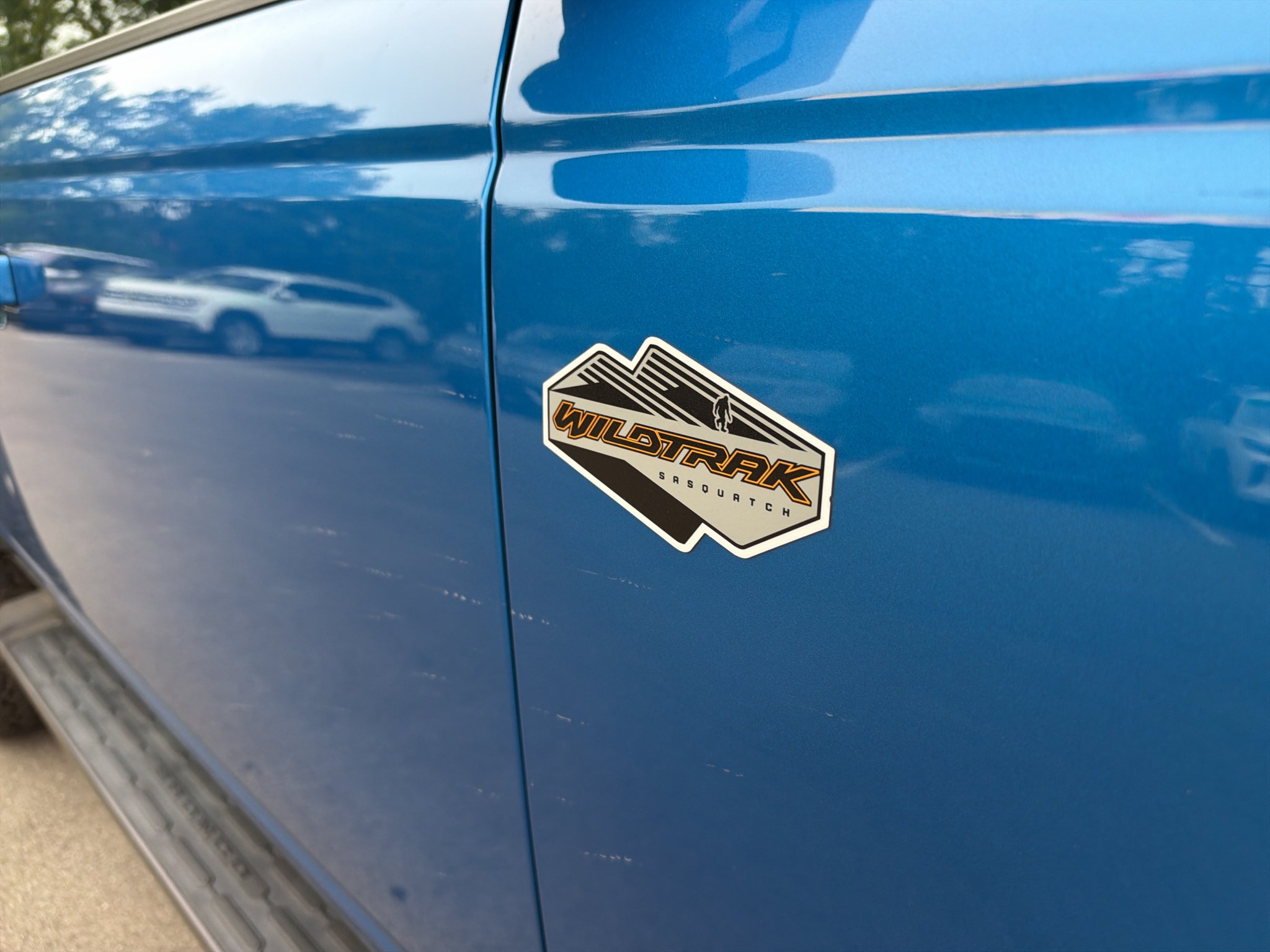 Used 2021 Velocity Blue Metallic Ford Wildtrak image 2
