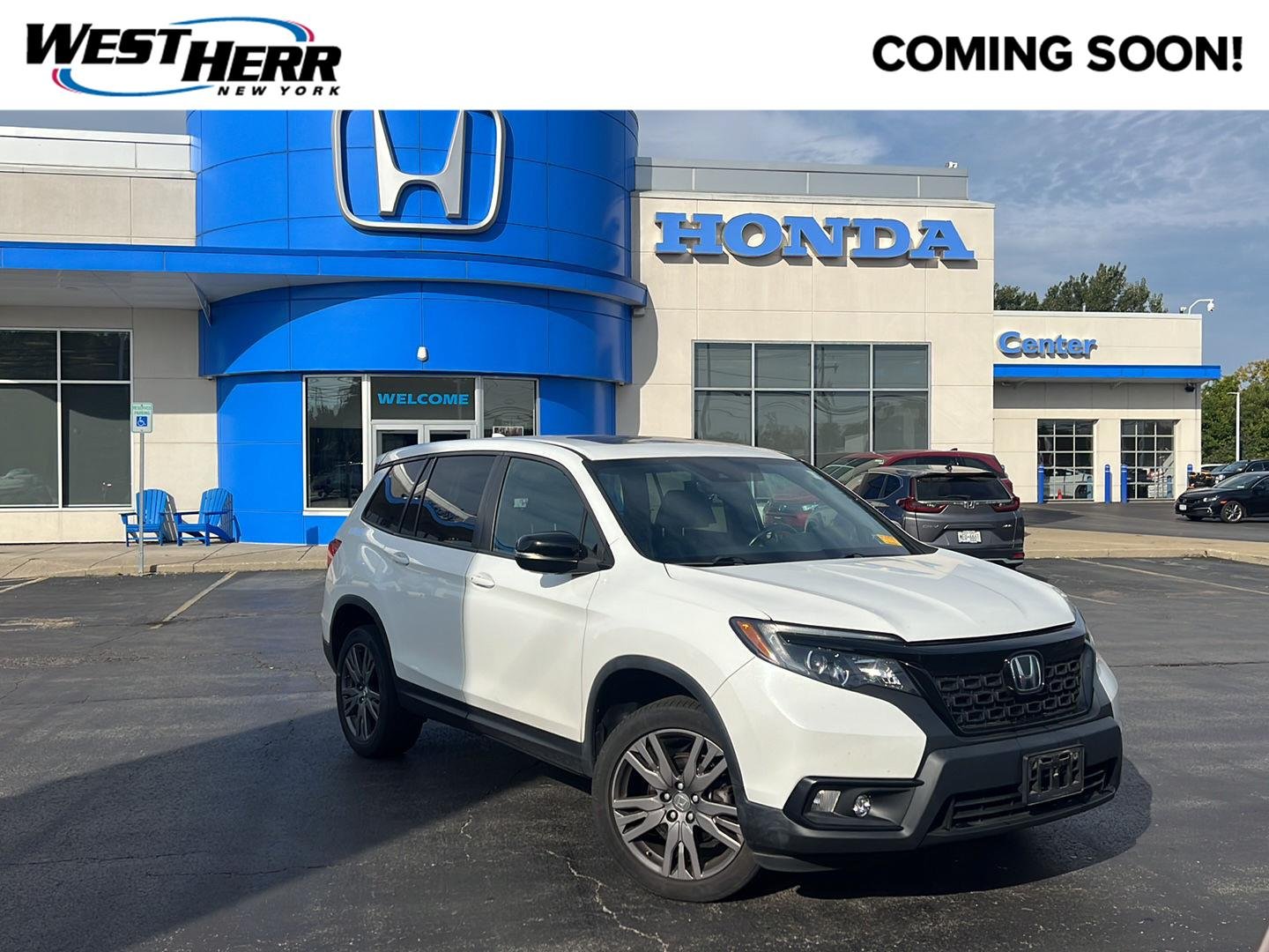 Used 2020 Platinum White Pearl Honda EX-L image 1