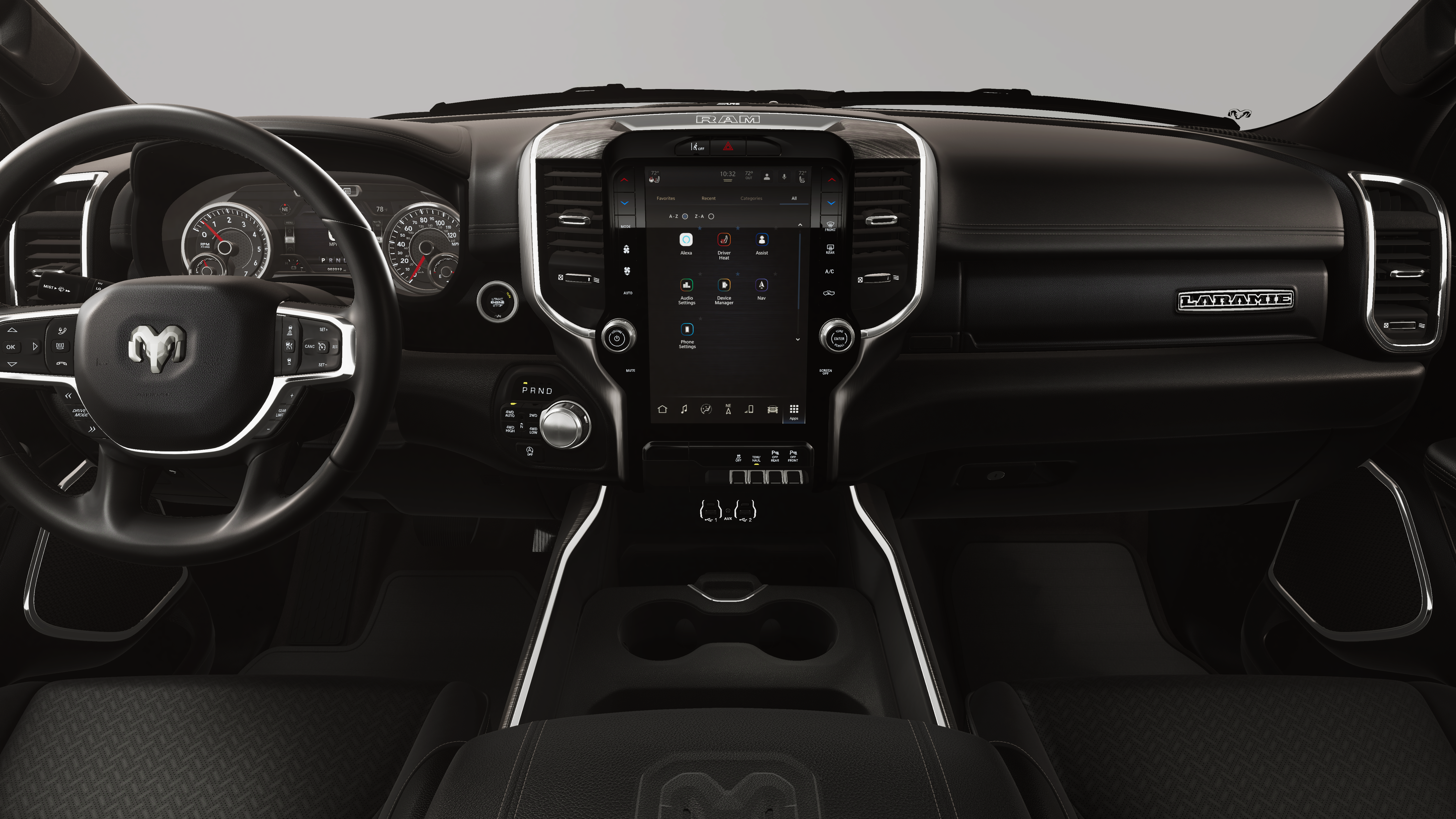 New 2026 Bright White Clear-Coat Exterior Paint RAM Laramie image 18