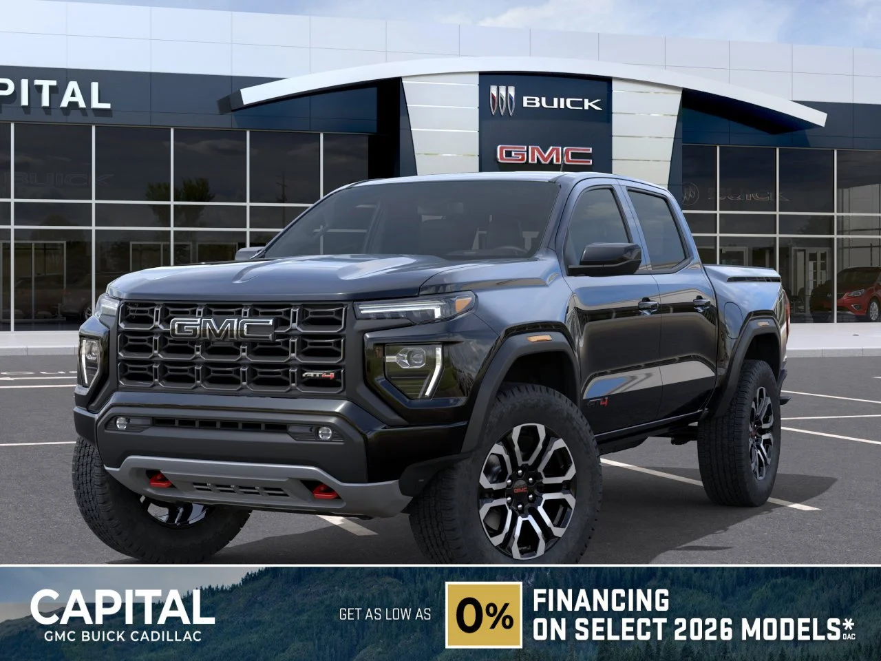 New 2026 Onyx Black GMC AT4 image 1