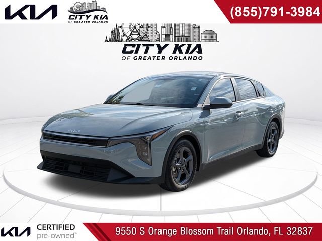 Gray 2025 Kia K4 Sedan Front-Wheel Drive