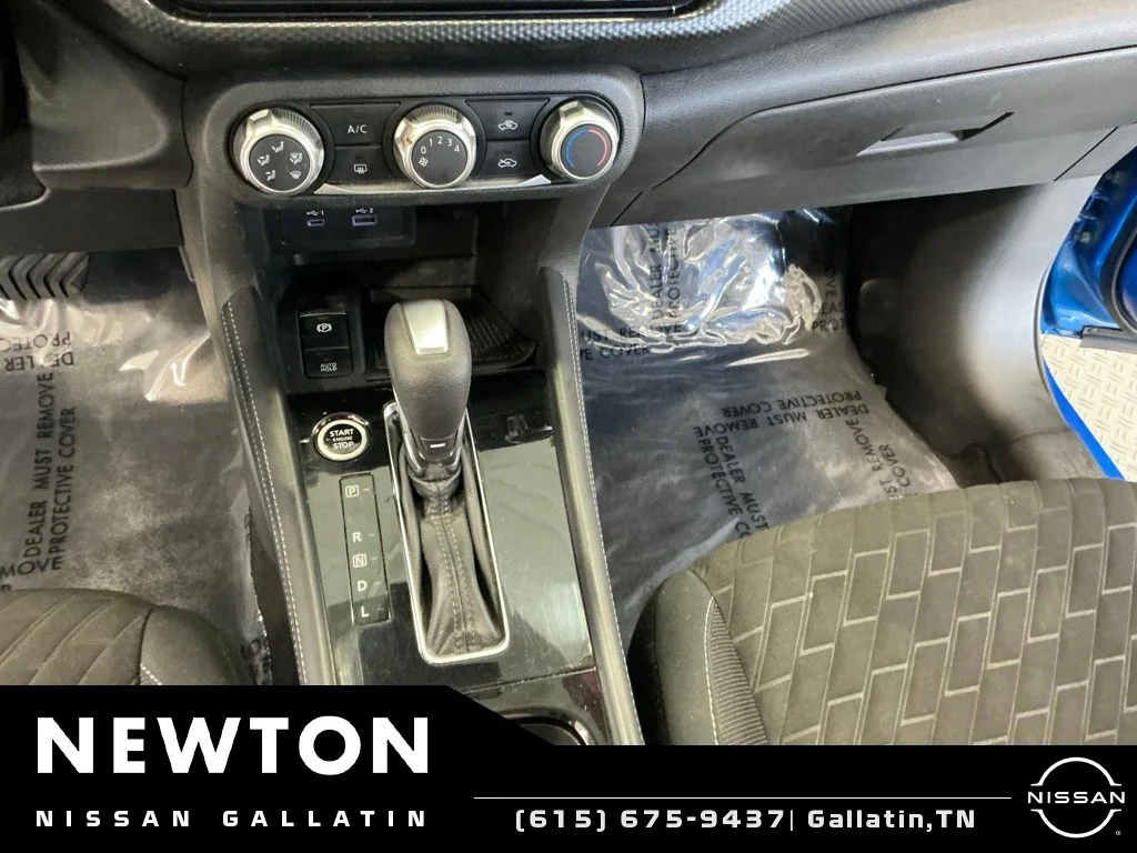 Used 2023 Electric Blue Metallic/Super Black Nissan SV image 10