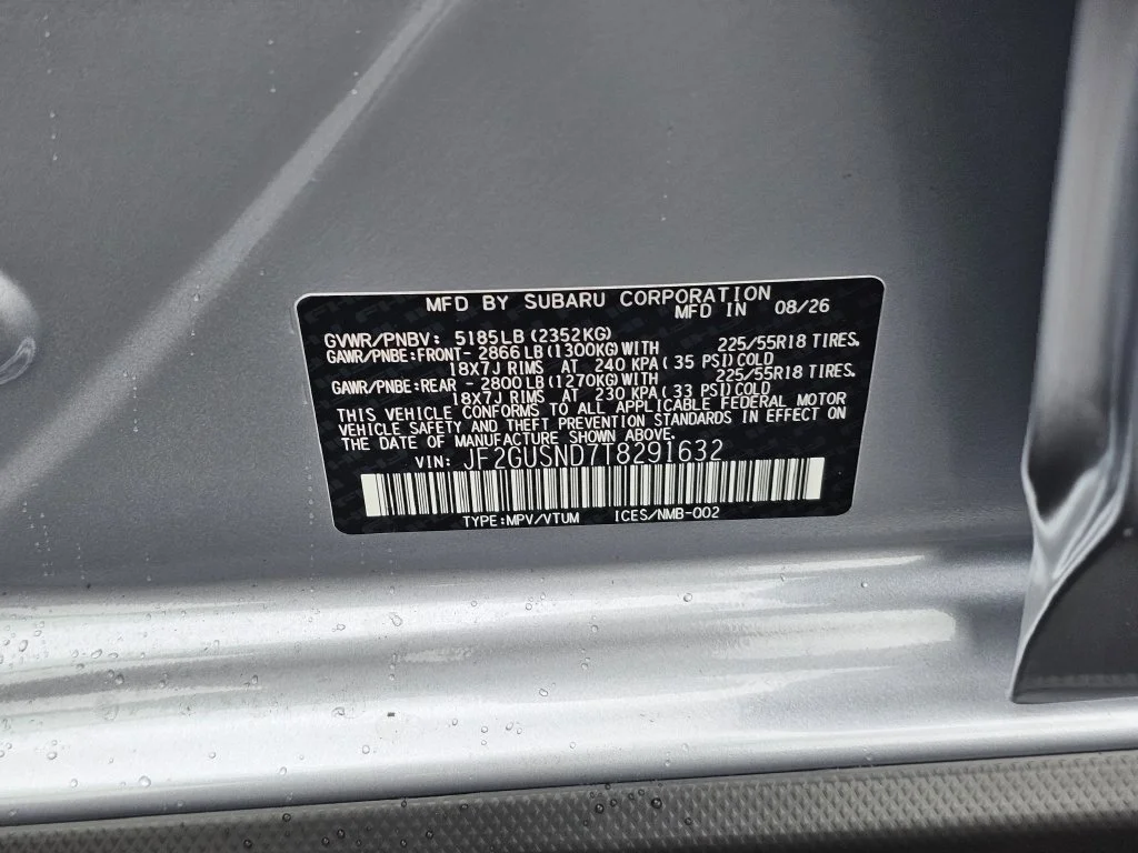 New 2026 ICE SILVER METALLIC Subaru Limited Hybrid image 30