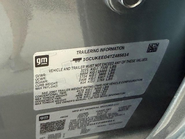 New 2026 Sterling Gray Metallic Chevrolet RST image 19