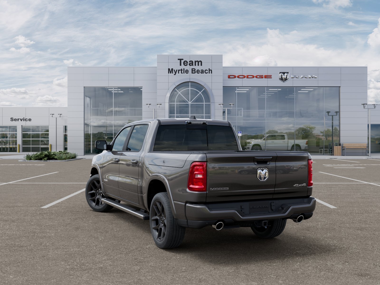 New 2027 Granite Crystal Metallic Clear-Coat Exterior Paint RAM Laramie image 30