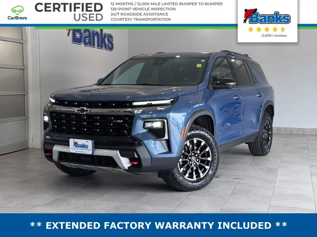 Certified Used 2024 Lakeshore Blue Metallic Chevrolet Z71 image 1