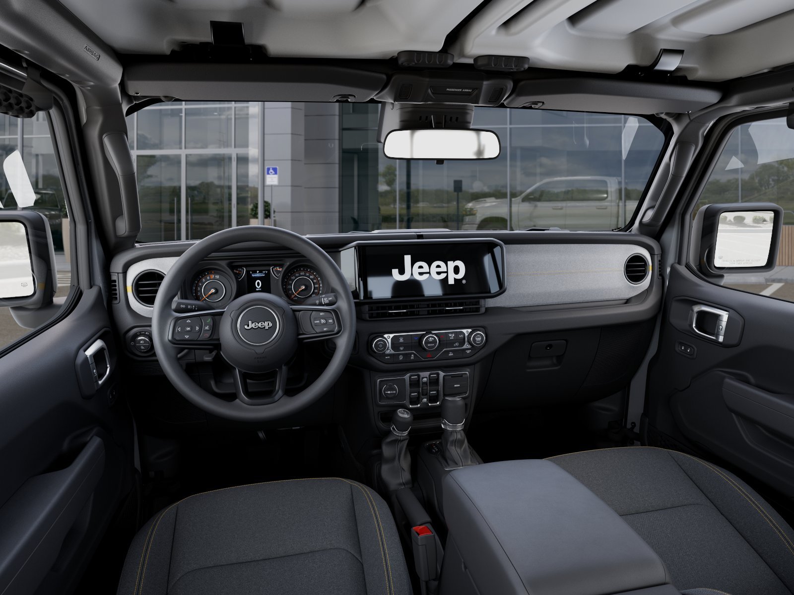 New 2026 Bright White Clear-Coat Exterior Paint Jeep Sport image 40