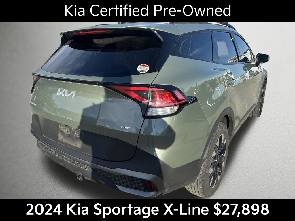 Certified Used 2024 Green Kia X-Line image 4