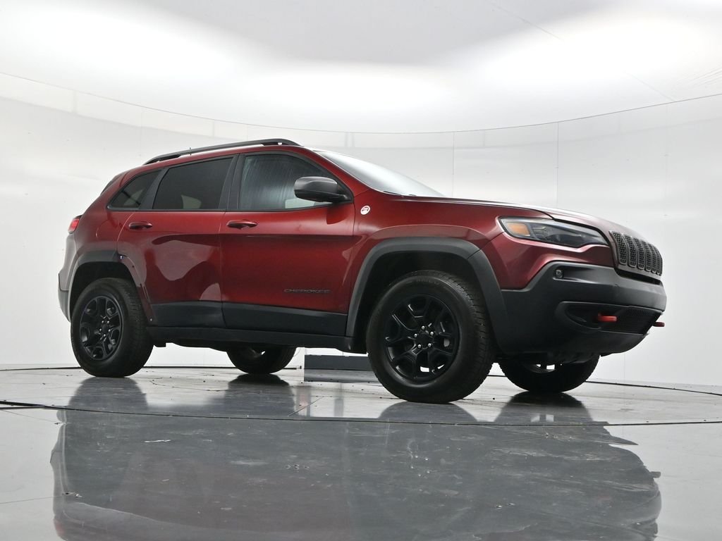 Used 2020 Velvet Red Pearlcoat Jeep Trailhawk image 48