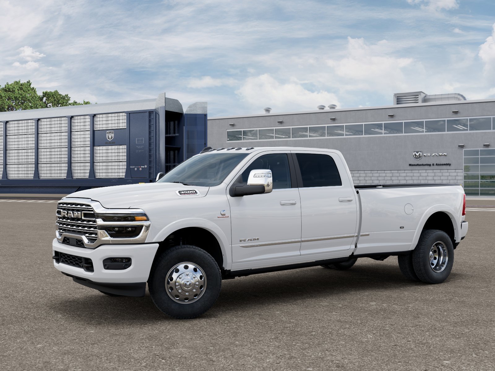 New 2026 Bright White Clearcoat RAM Limited image 1