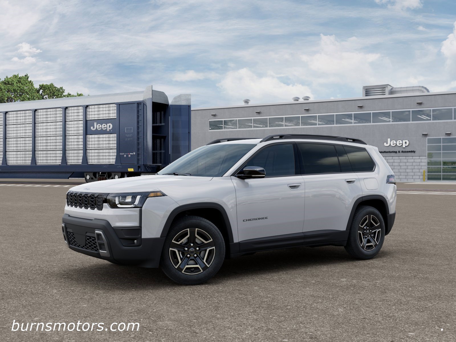 New 2026 Bright White Clear-Coat Exterior Paint Jeep Limited image 2