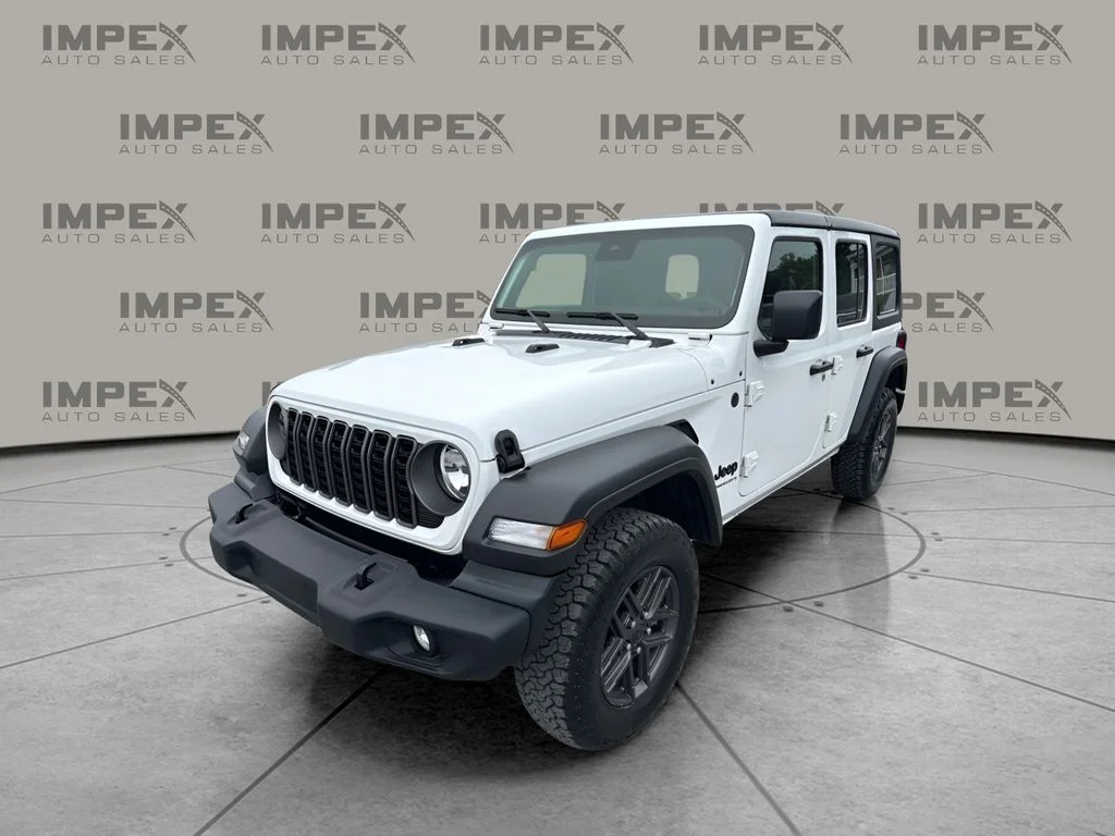 Used 2025 White Jeep Sport S image 1