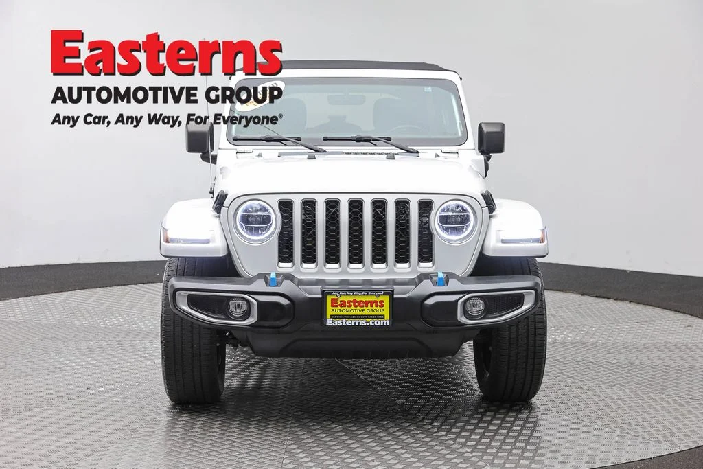 Used 2022 White Jeep Unlimited Sahara 4xe image 2