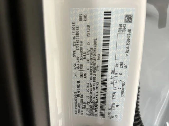 New 2026 White Ford XLT image 28